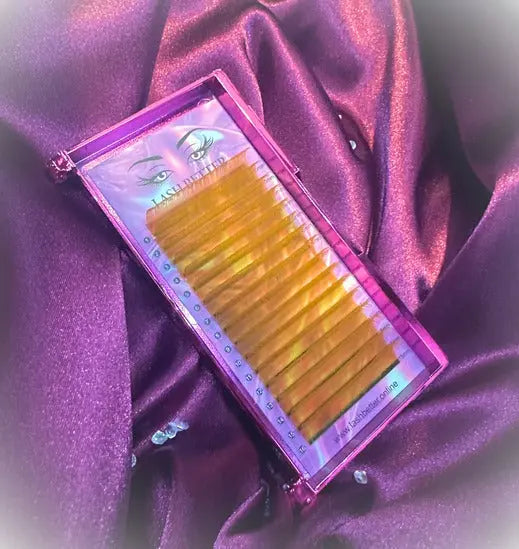 Yellow CC .05 Lash Extensions - Lash Better