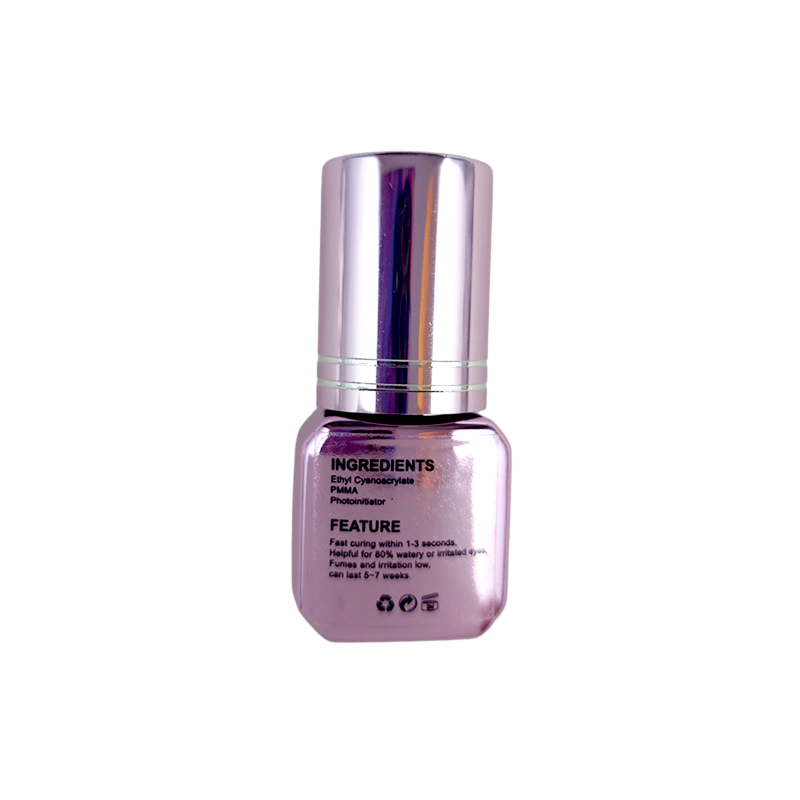 Lash Better UV Purple Glue, back of the bottle view