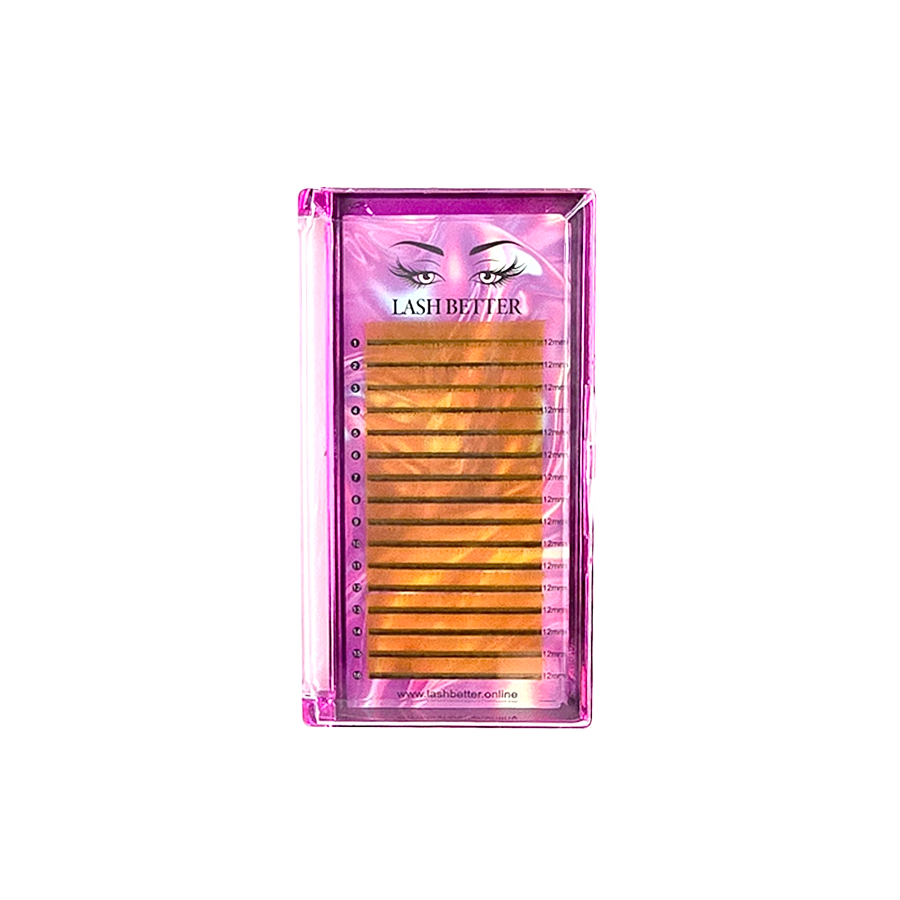 False eyelashes in a pink packaging with 'Lash Better' branding on a white background