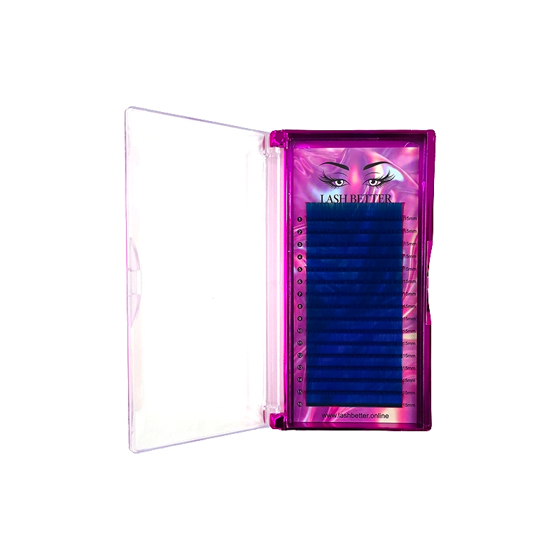 Lash Better Brand Colored Blue D .07 Colored Lash Extensions