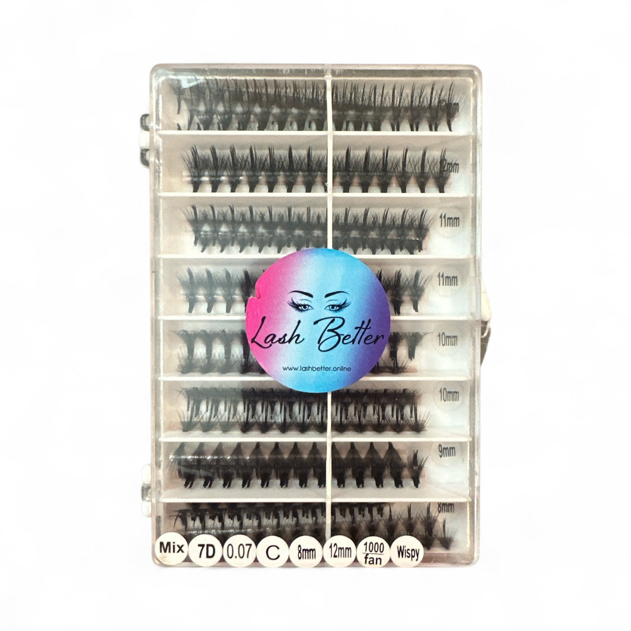 Mix 7D .07 C 10mm-14mm 1000 ct WISPY - Lash Better