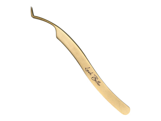 Gold Lash Tweezer GT-02