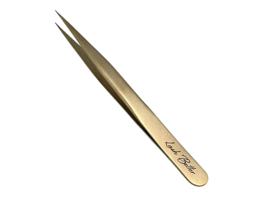 Gold Lash Tweezer GT-04