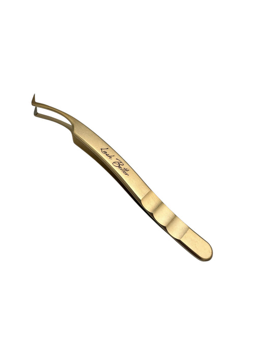 Gold Lash Tweezer GT-03