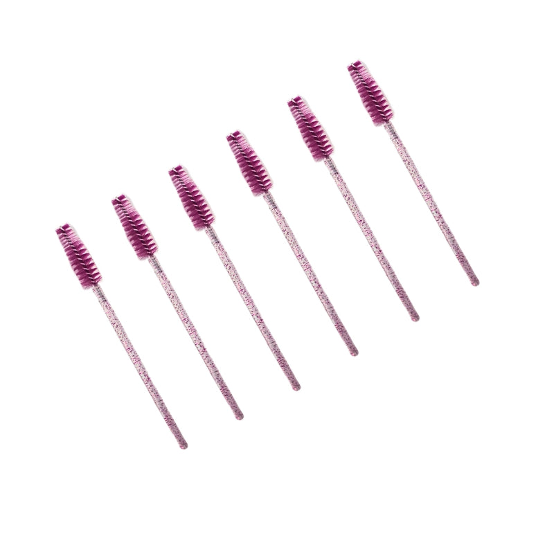 Colored disposable lash wands in fuchsia by Lash Better