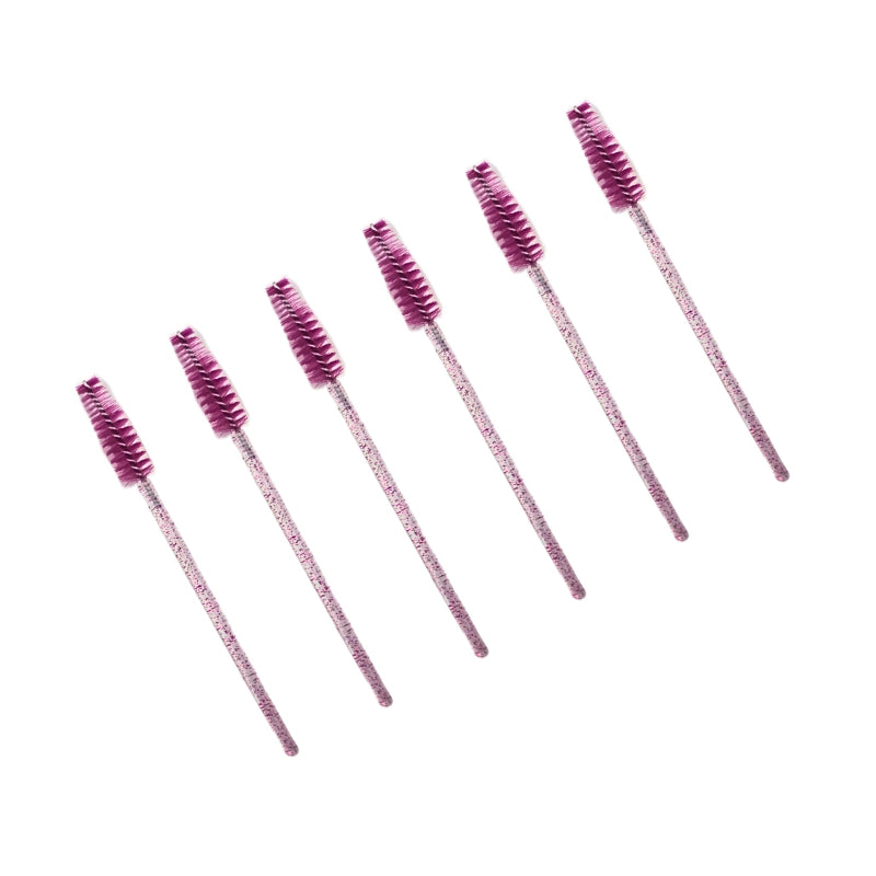 Colored disposable lash wands in fuchsia by Lash Better