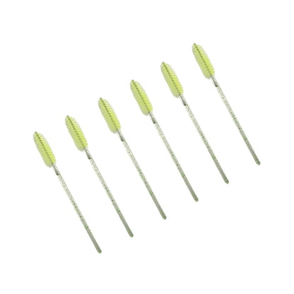 Colored disposable lash wands in green by Lash Better