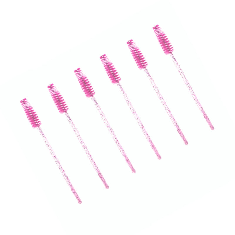 Colored disposable lash wands in pink by Lash Better