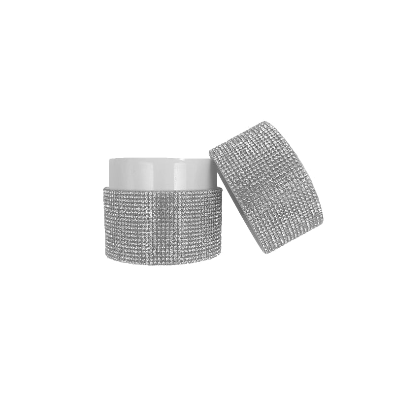 Lash Better Glue Storage Tank - Silver (side view)