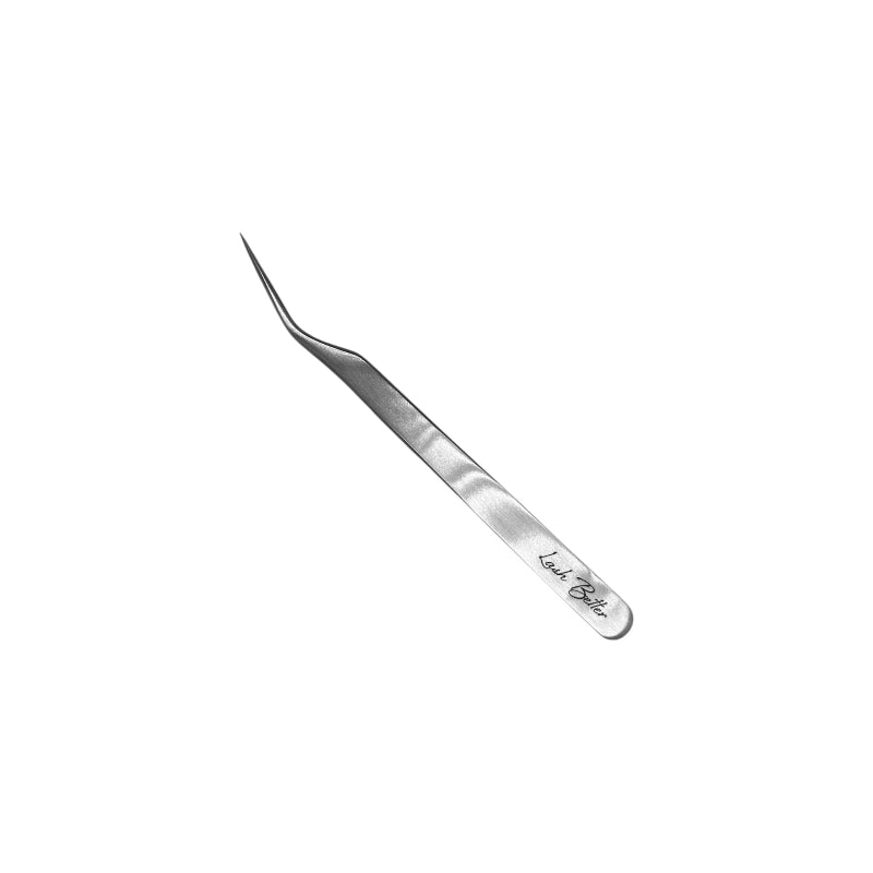 Lash Better Stainless Steel Lash Tweezers ST-04 on a white background